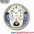 已完售,SEIKO QXM131S(公司貨,保固1年):::SEIKO Doll Hi-Fi音樂掛鐘,QXM-131S