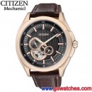 已完售,CITIZEN NP1003-06E(公司貨,保固2年):::日本製經典工藝NP系列自動上鍊機械錶,NP100306E