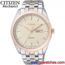 已完售,CITIZEN NP4014-54P:::日本製經典工藝NP系列自動上鍊機械錶,免運費,刷卡不加價或3期零利率,NJ401454P