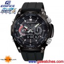 已完售,CASIO ECW-M300-1ADR(公司貨,保固1年):::太陽能電波時計EDIFICE 數字+指針 雙顯<6局電波接收>