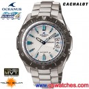 已完售,CASIO OCW-P100TD-7AJF(公司貨,保固1年):::太陽能電波時計OCEANUS精密時計(鈦金屬)<6局電波接收>