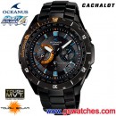 已完售,CASIO OCW-P600TB-1AJF(公司貨,保固1年):::太陽能電波時計OCEANUS精密時計(鈦金屬)<6局電波接收>