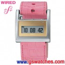 WIRED AL3009X(公司貨,保固1年):::WIRED f Leather Bangle系列(LADY'S),刷卡不加價或3期零利率,AGDL029,W543-X002P