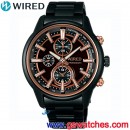 WIRED AF8T31X1(公司貨,保固1年):::WIRED,Chronograph 7T92計時碼表,日期顯示,刷卡或3期零利率,7T92-X260K,AGAV785