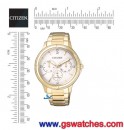 CITIZEN FD2032-55A(公司貨,保固2年):::Eco-Drive光動能時尚女錶,5顆水晶,星期,日期,24小時指針,刷卡或3期零利率,FD203255A