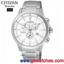 CITIZEN AT2340-81A(公司貨,保固2年):::Eco-Drive光動能時尚男錶,計時碼錶,超級鈦,鈦金屬+離子電鍍,藍寶石,免運費,刷卡或3期零利率,AT234081A