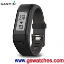 已完售,GARMIN vívosmart HR+-black沉穩黑(公司貨,保固1年):::腕式心率GPS智慧手環,走跑模式,熱血時間,樓層統計,vívosmartHR+