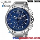 已完售,CITIZEN BZ1029-87L(公司貨,保固2年):::光動能+藍牙,W770,IOS,Android,萬年曆,雙時間,鬧鈴,藍寶石,碼錶,刷卡或3期,BZ102987L