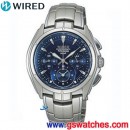 WIRED AL2011X(公司貨,保固1年):::WIRED Chronograph 7T11計時碼表系列[鈦金屬],免運費,刷卡不加價或3期零利率,AGBV111,7T11-X