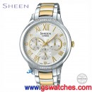 客訂商品,CASIO SHE-3058SG-7AUDR(公司貨,保固1年):::Sheen,時尚女錶,日期,星期,24小時指針,刷卡不加價或3期零利率,SHE3058SG