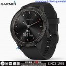 【金響鐘錶】預購,GARMIN vivomove-3-black-gunmetal紐約爵士黑(公司貨,保固1年):::指針智慧腕錶,多種運動模式,全天候健康監測,vivomove3