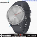 【金響鐘錶】預購,GARMIN vivomove-3s-silver-blue岩藍冷霜銀(公司貨,保固1年):::指針智慧腕錶,多種運動模式,全天候健康監測,,vivomove3s
