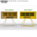 已完售,SEIKO QHL083Y(公司貨,保固1年):::SEIKO,嗶嗶鬧鈴,貪睡,燈光,計時碼錶,倒數計時,日曆卡,QHL-083Y