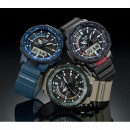 【金響鐘錶】現貨,CASIO PRT-B70-1DR(公司貨,保固1年):::藍牙,PRO TREK,專業登山錶,指針數字雙顯,溫度,高度,氣壓,方位,釣魚時間,PRTB70