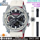 已完售,CASIO ECB-S100HR-1ADR(公司貨,保固1年):::EDIFICE,Bluetooth,太陽能智慧藍牙錶款,Honda Racing聯名款,ECBS100HR